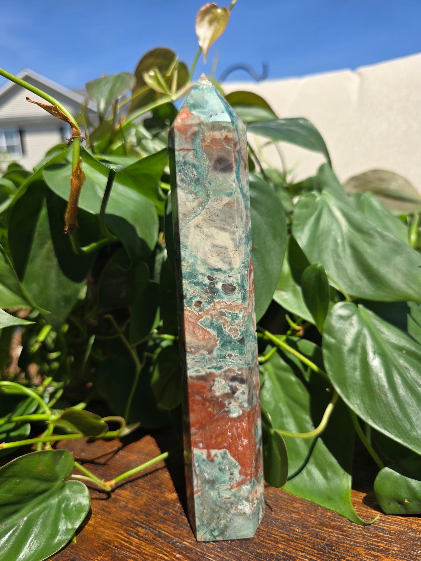 Money Agate Crystal Tower "B"