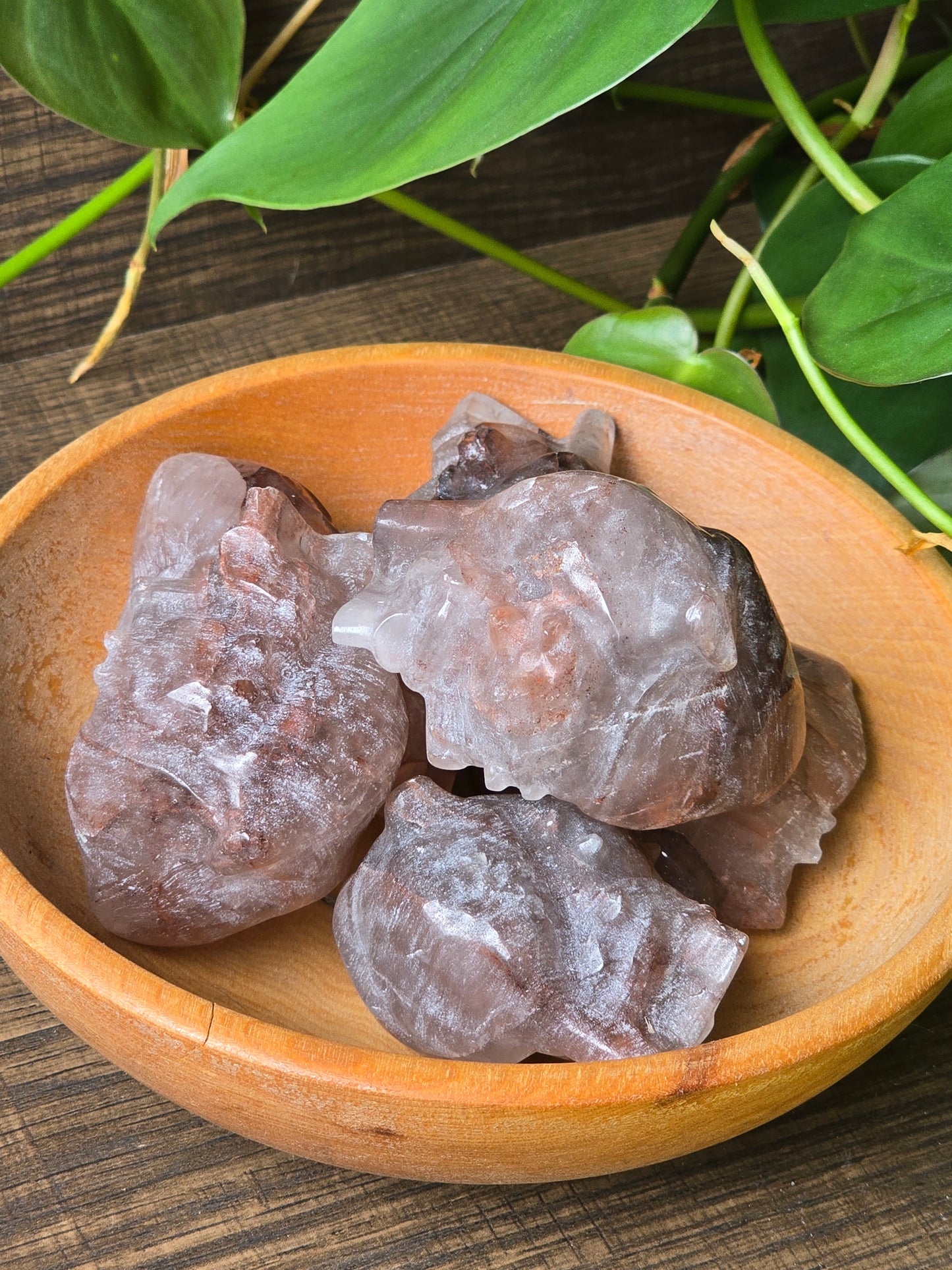 Fire Quartz Anatomical Heart