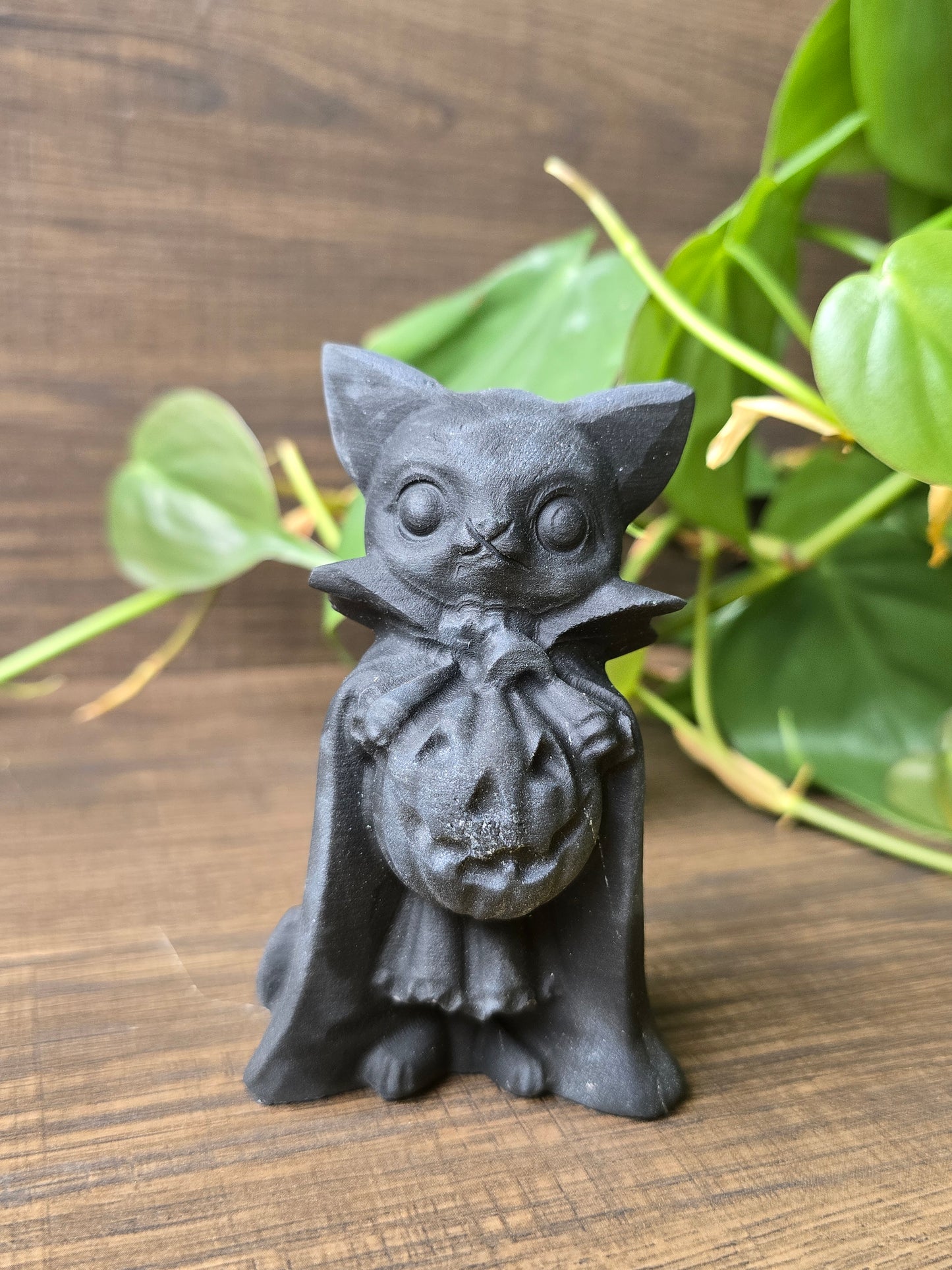 Obsidian Trick or Treat Cat