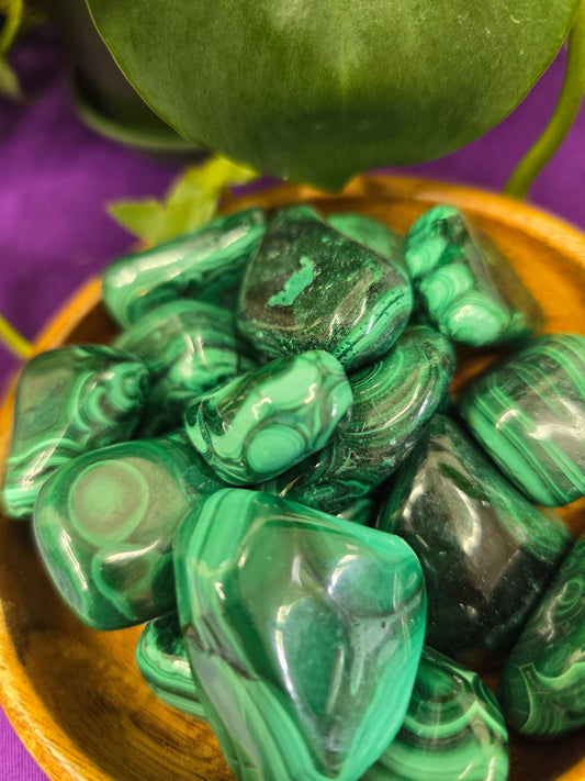 Malachite Tumble Stone