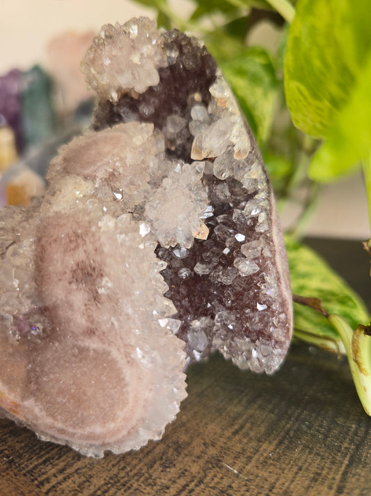 Brazilian Pink Amethyst Cluster