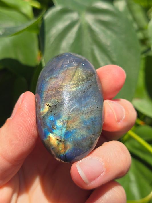 Labradorite Palm Stone "C"