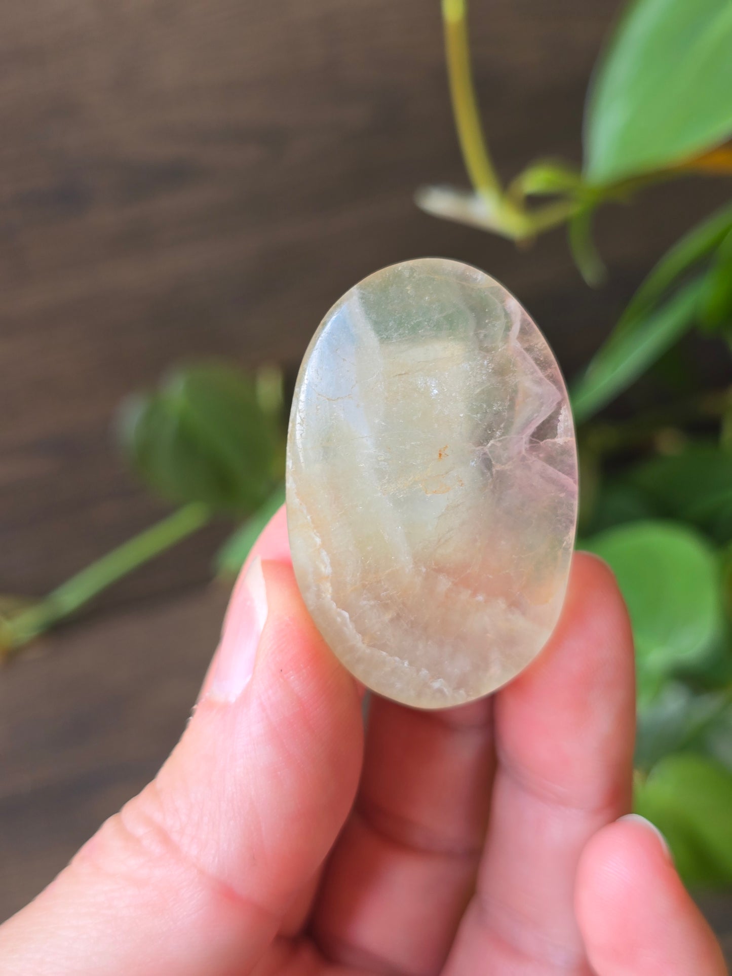 Fluorite Palm Stone