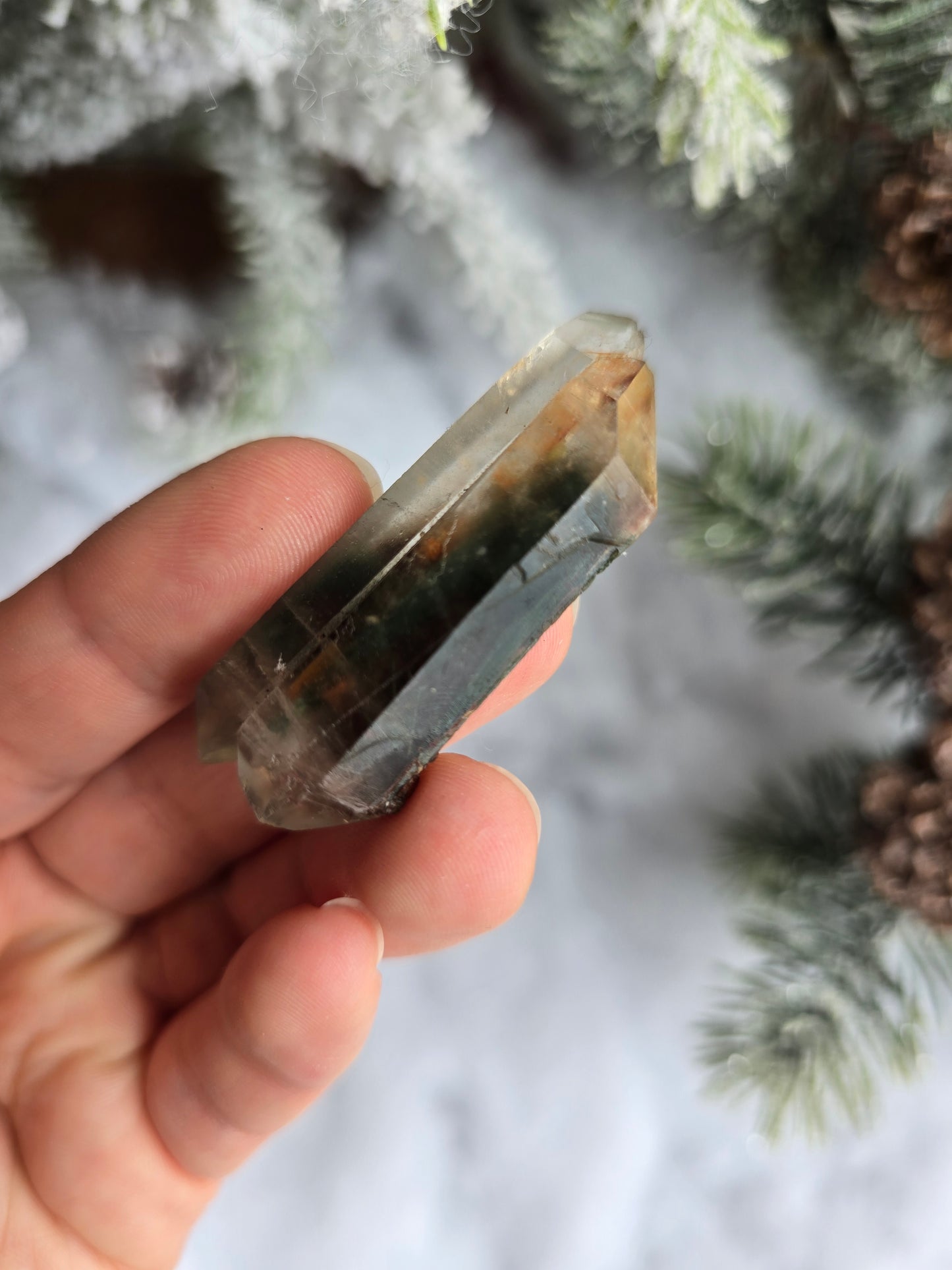 Garden Quartz Natural Double Point