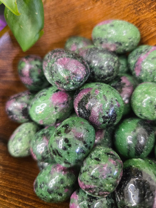 Ruby Zoisite Tumble Stone