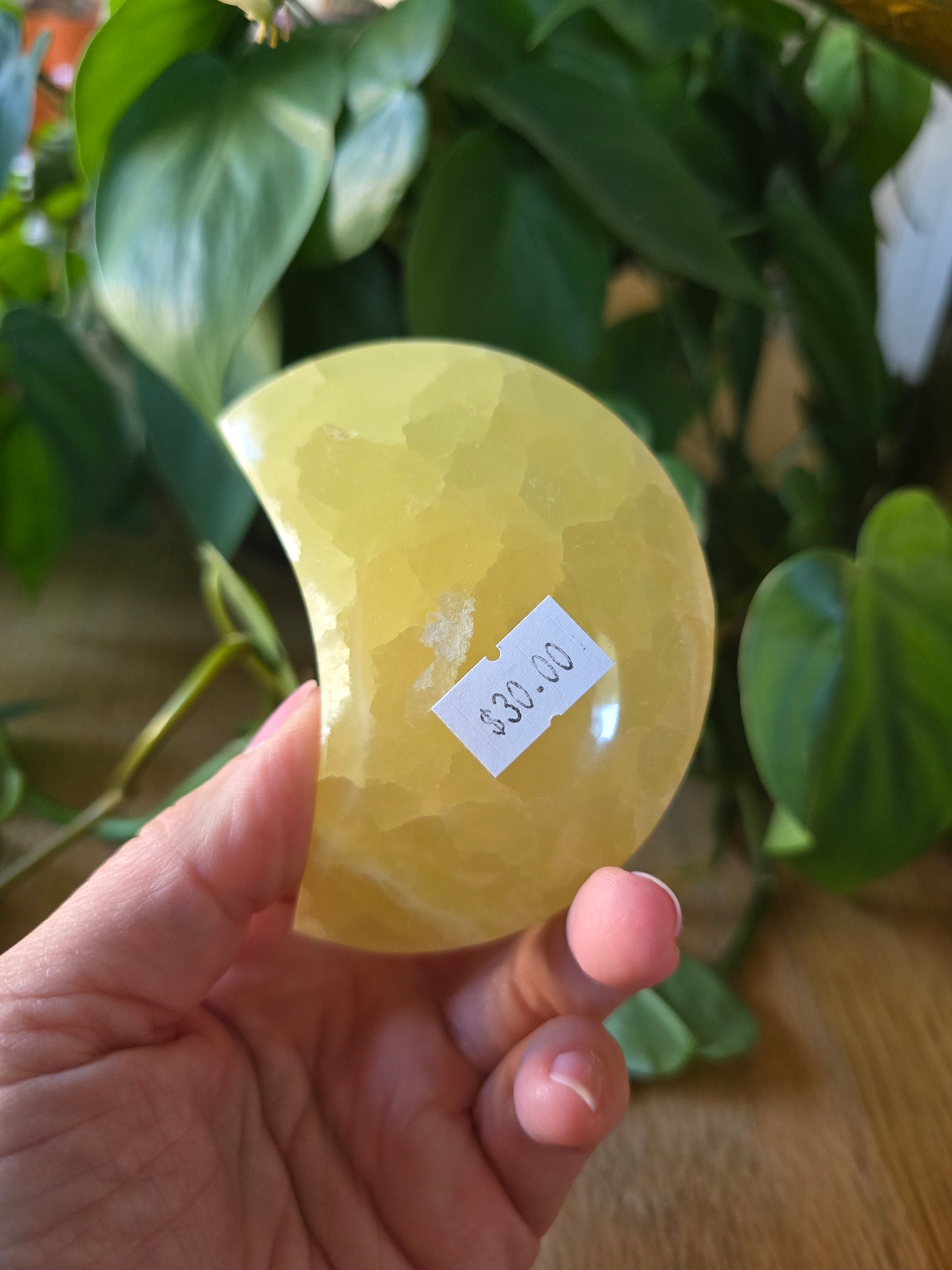 Lemon Calcite Moon