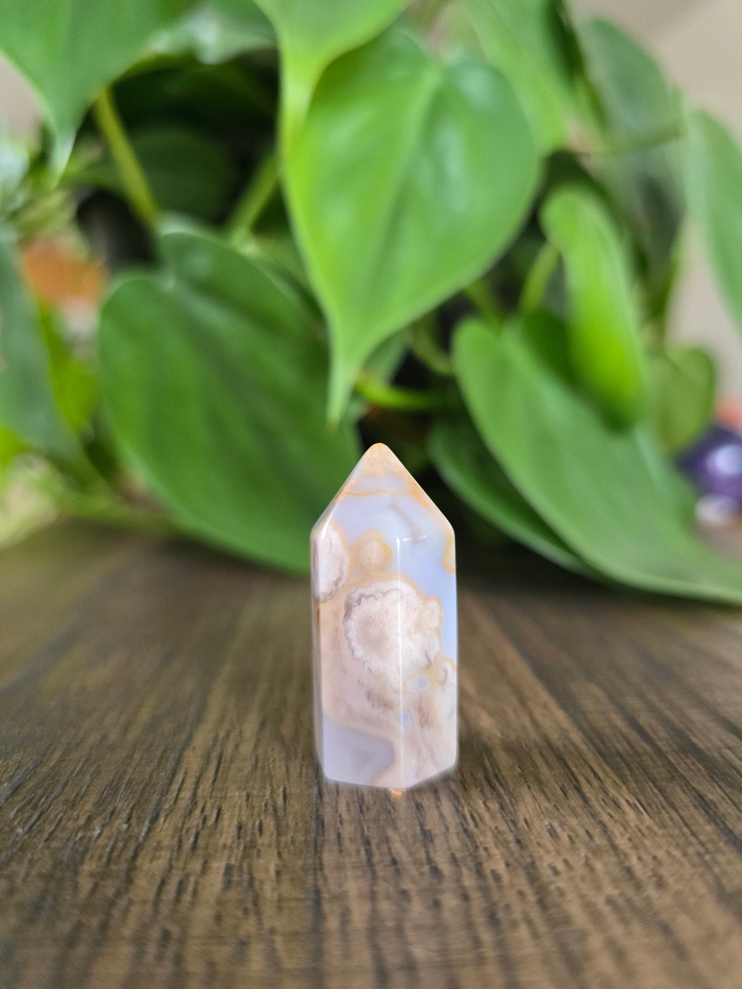 Flower Agate Mini Point