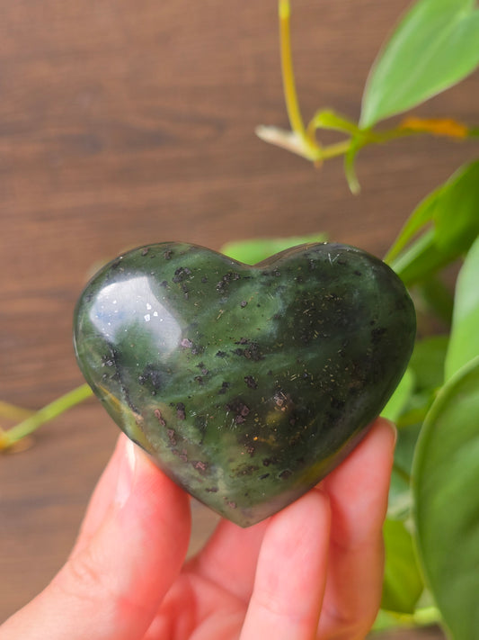 Nephrite Jade Heart