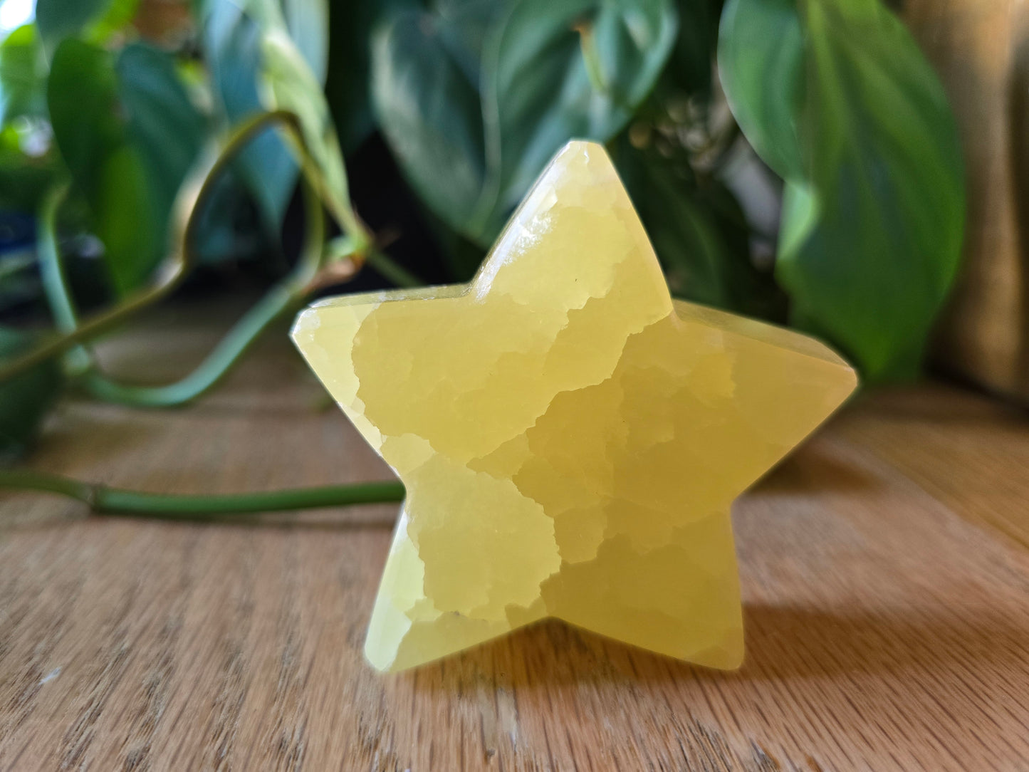 Lemon Calcite Star