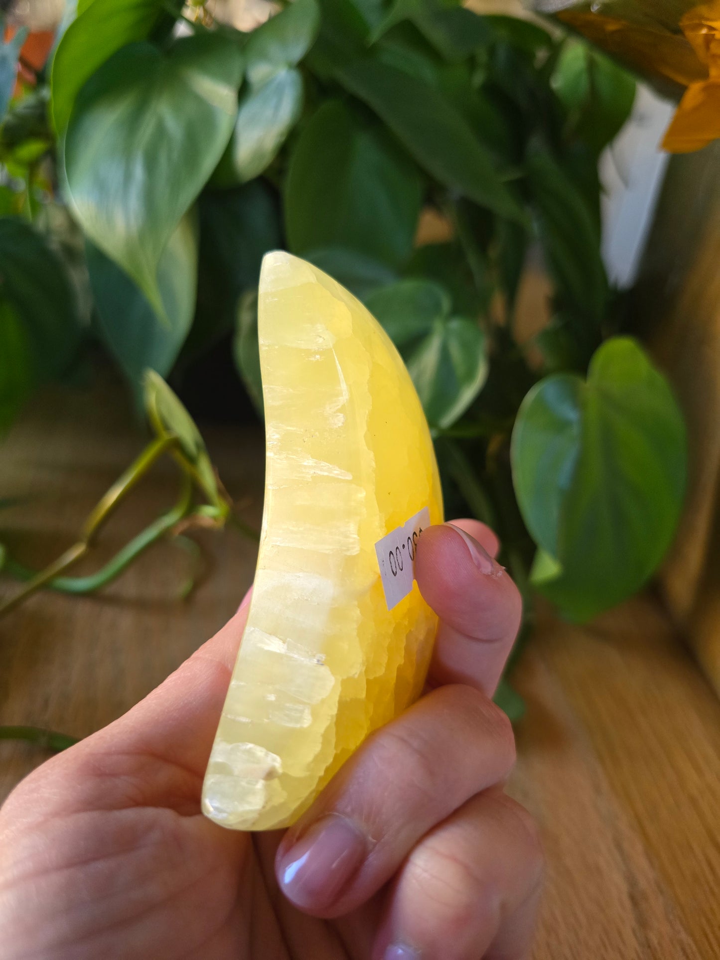 Lemon Calcite Moon