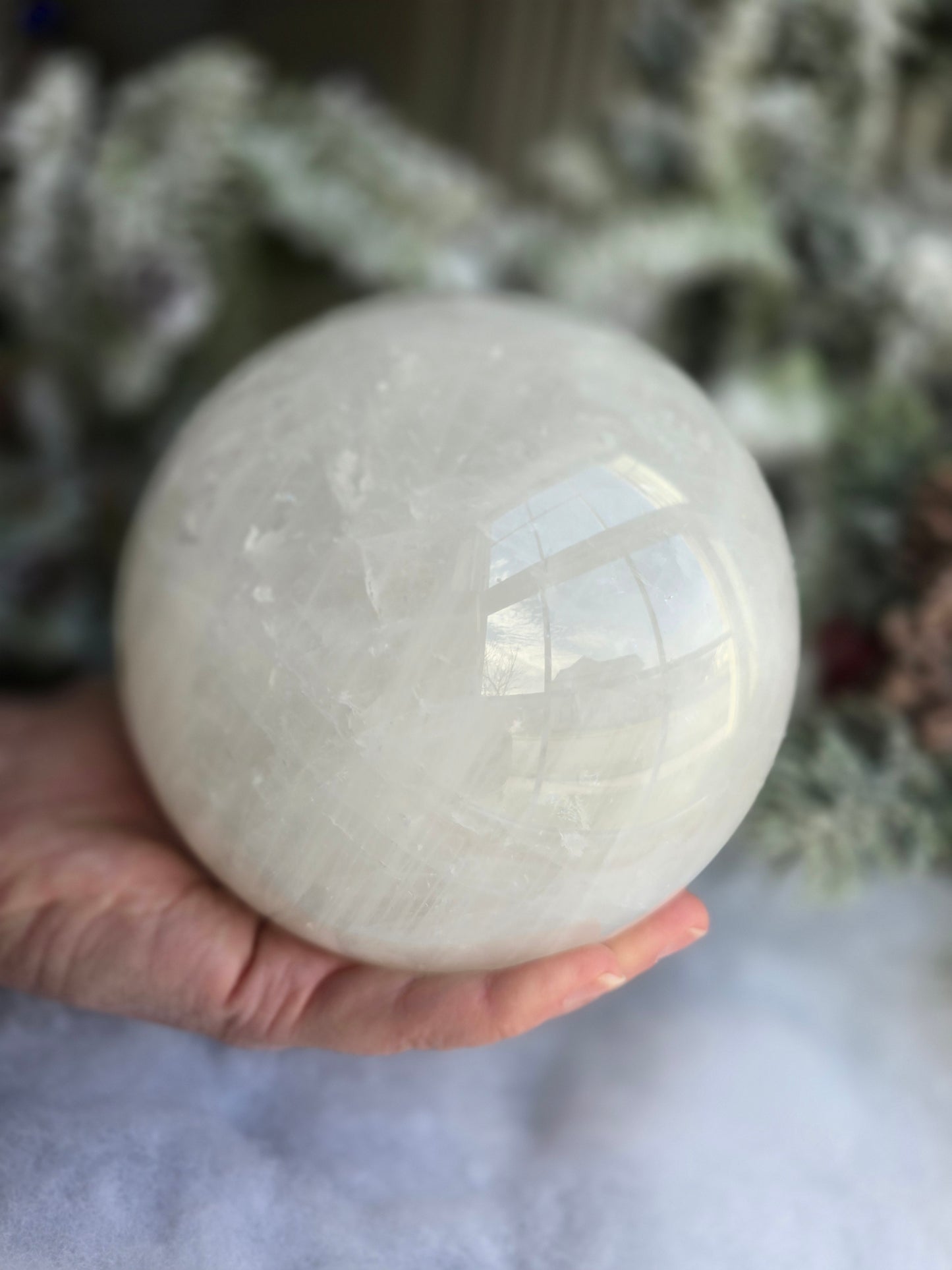 XL Milky Quartz Sphere