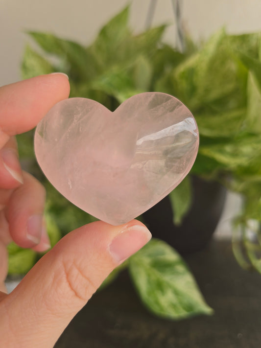 Rose Quartz Heart