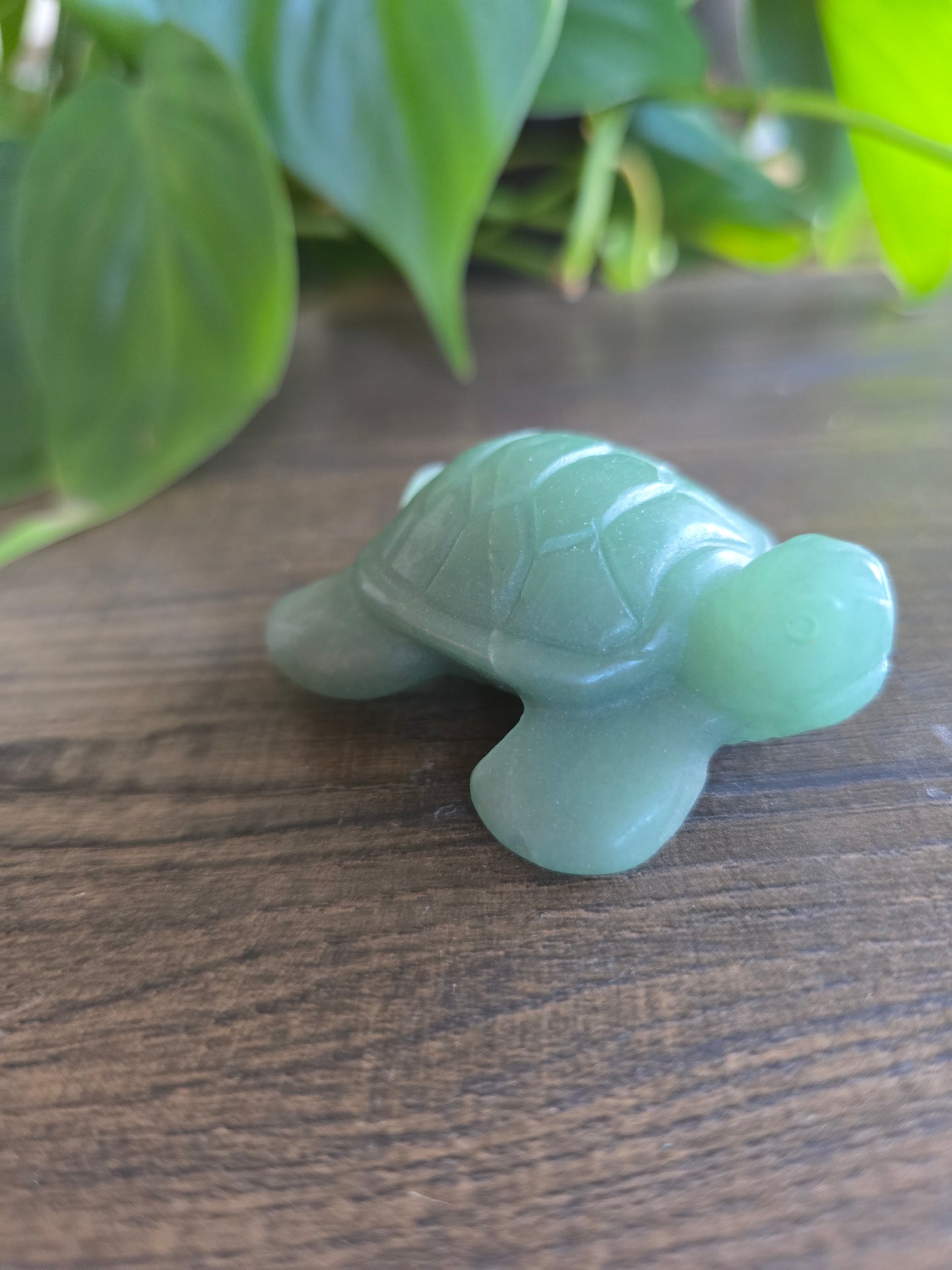 Green Aventurine Turtle Carving