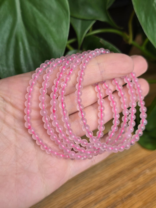 Rose Quartz Stretch Bracelet