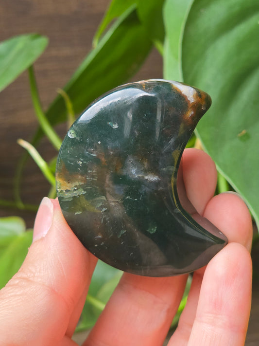 Moss Agate Moon