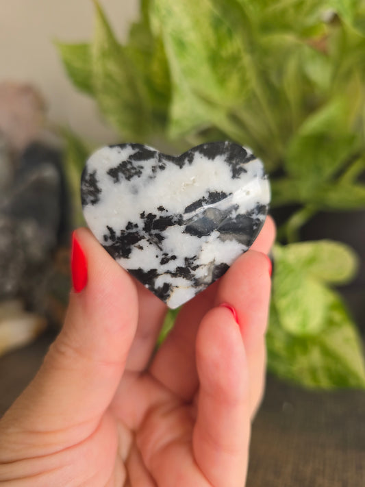 Zebra Jasper Heart