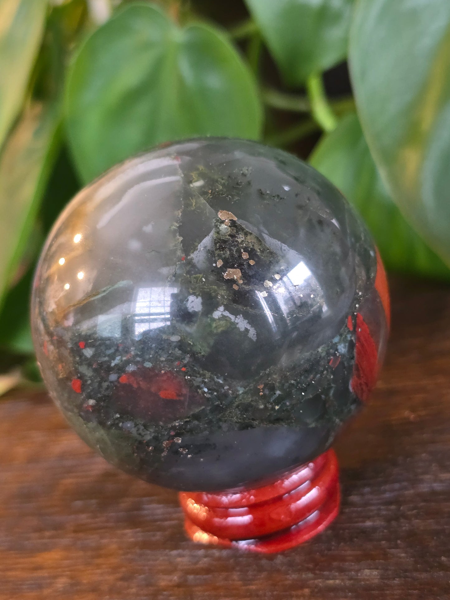African Bloodstone Sphere "B"