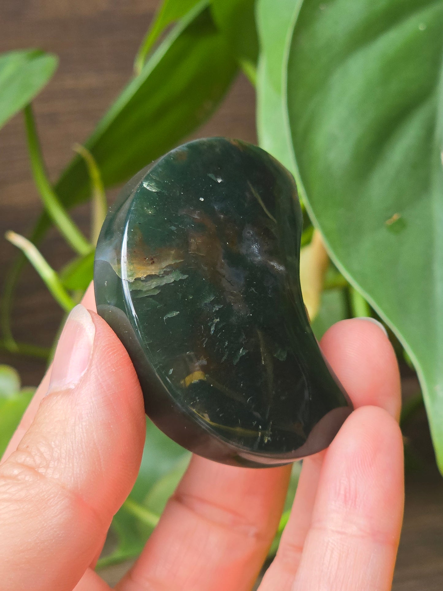 Moss Agate Moon