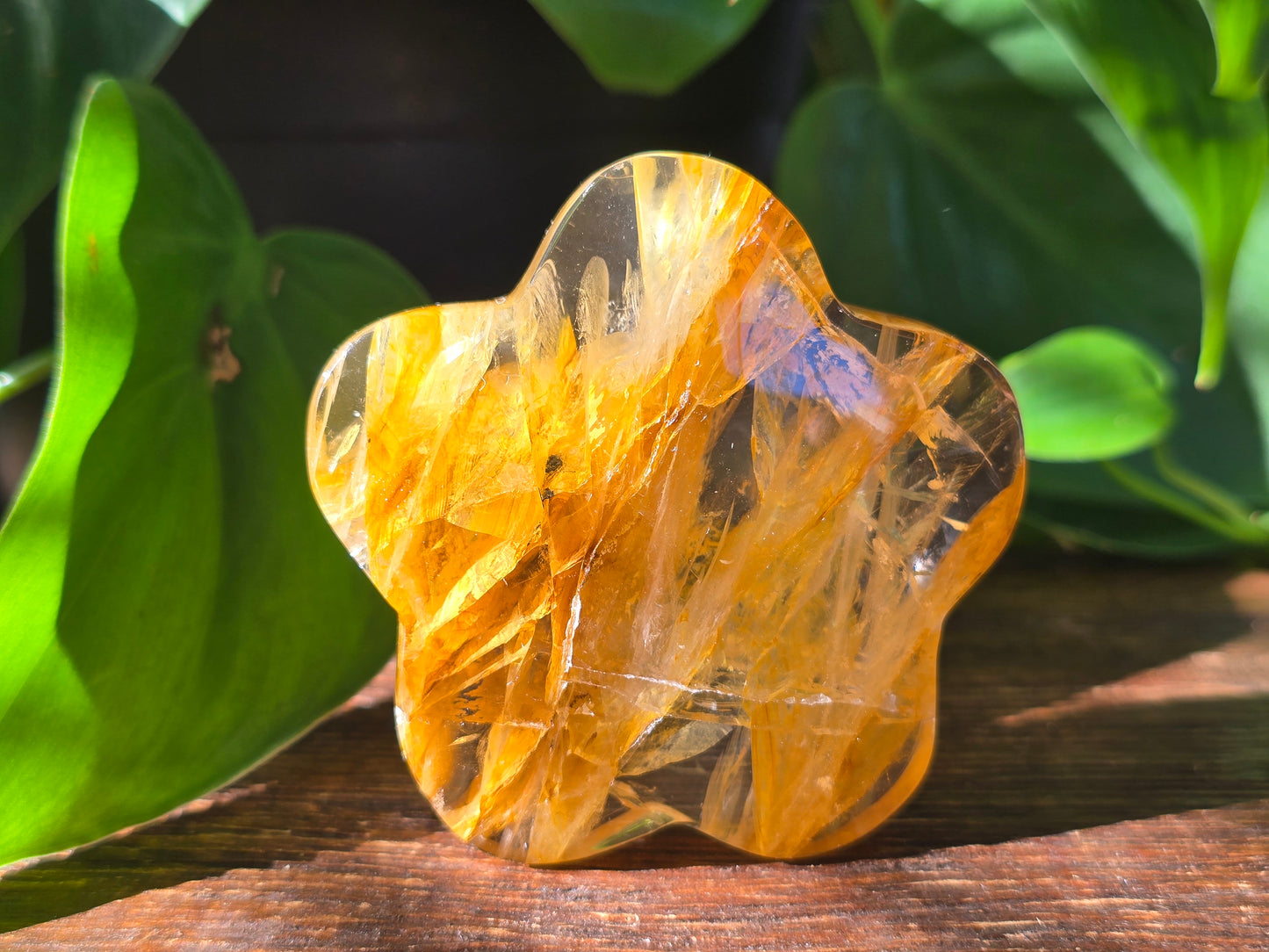 Golden Healer Flower Carving "D"
