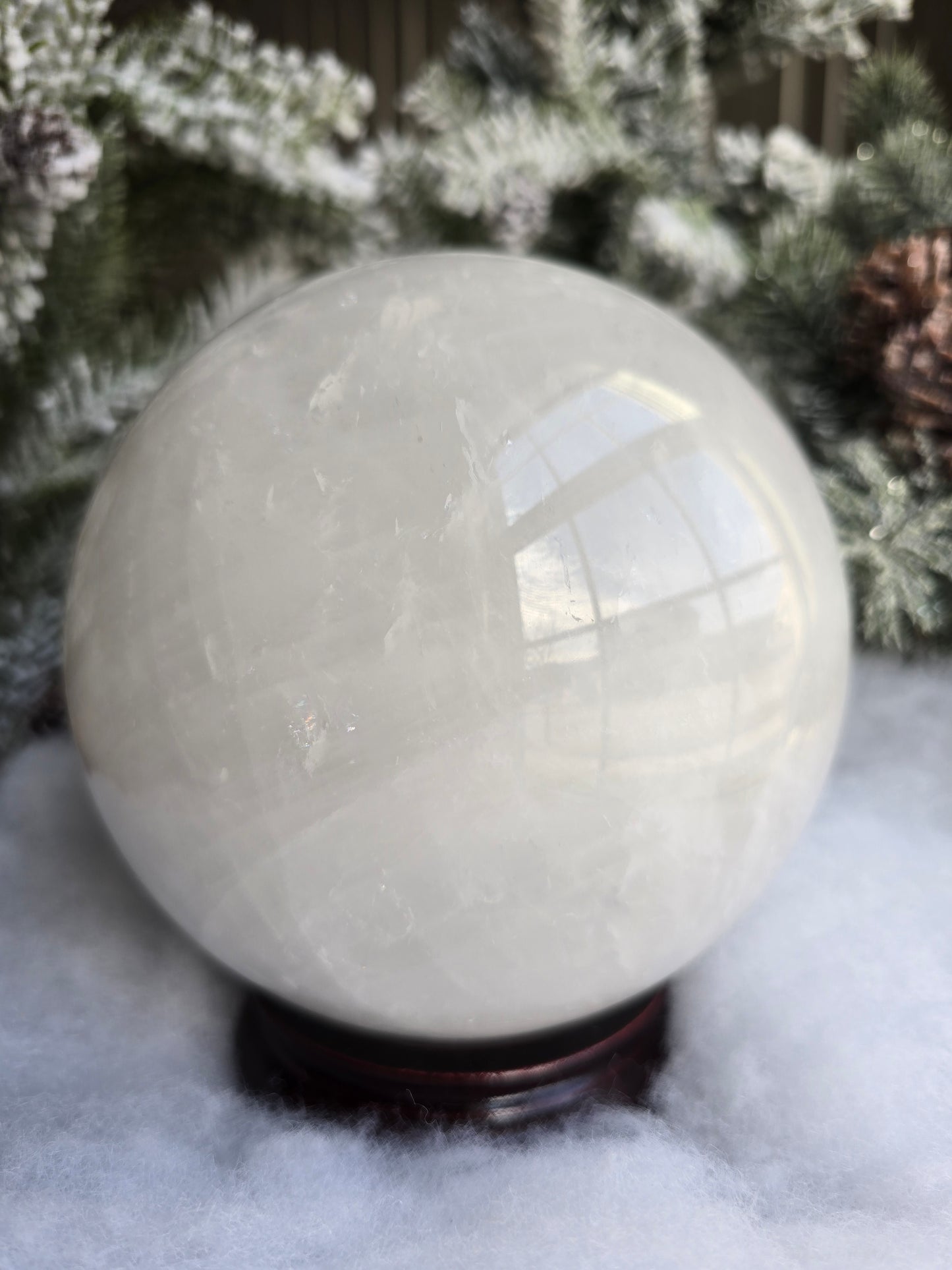XL Milky Quartz Sphere