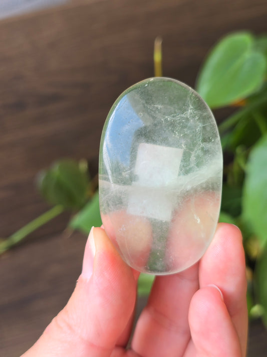 Fluorite Palm Stone