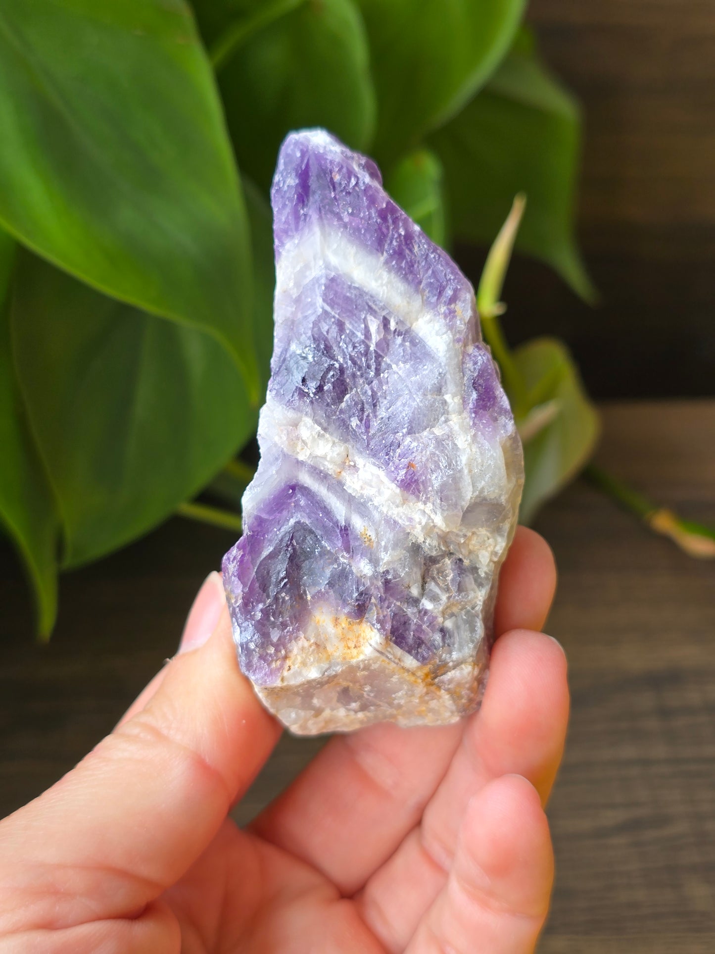 Rough Chevron Amethyst