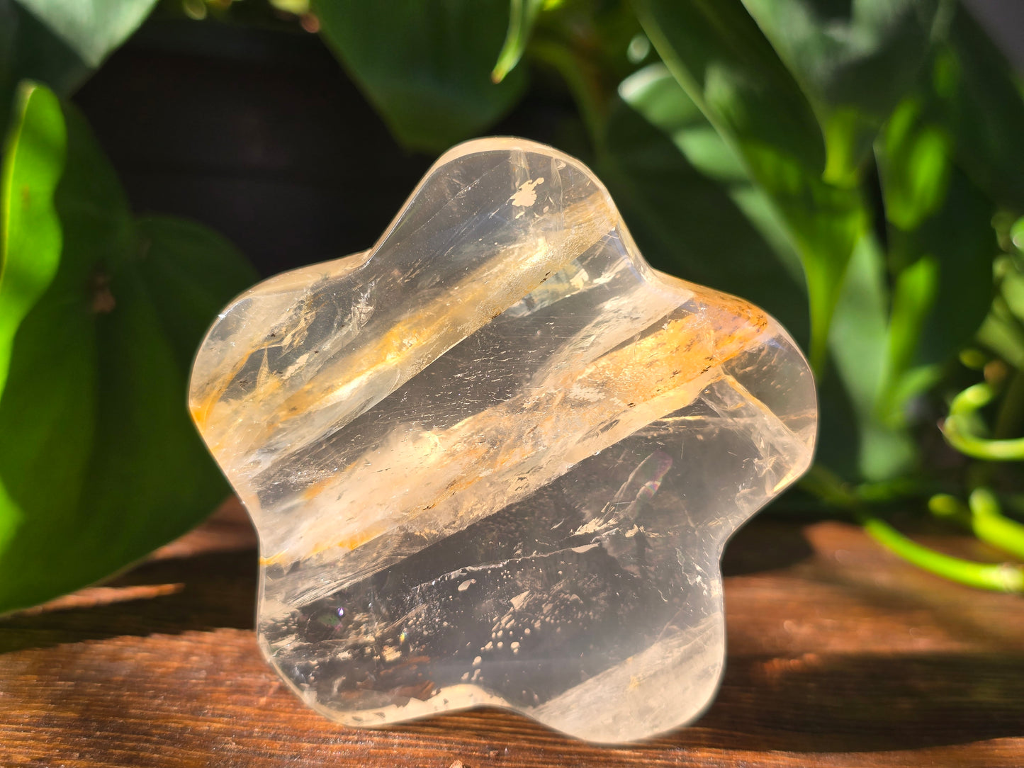 Golden Healer Flower Carving "A"