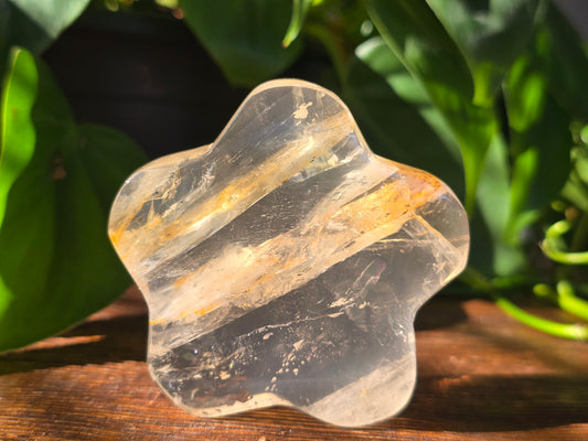 Golden Healer Flower Carving "A"