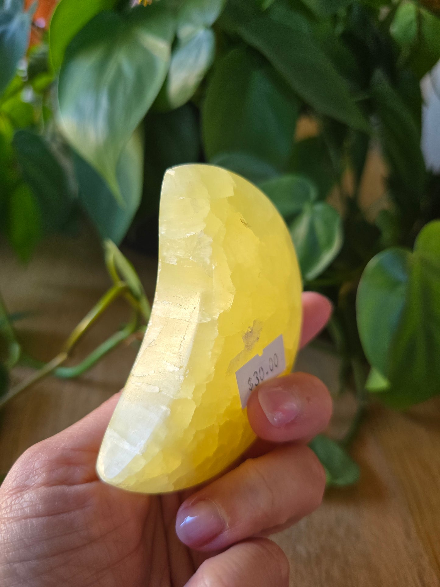 Lemon Calcite Moon