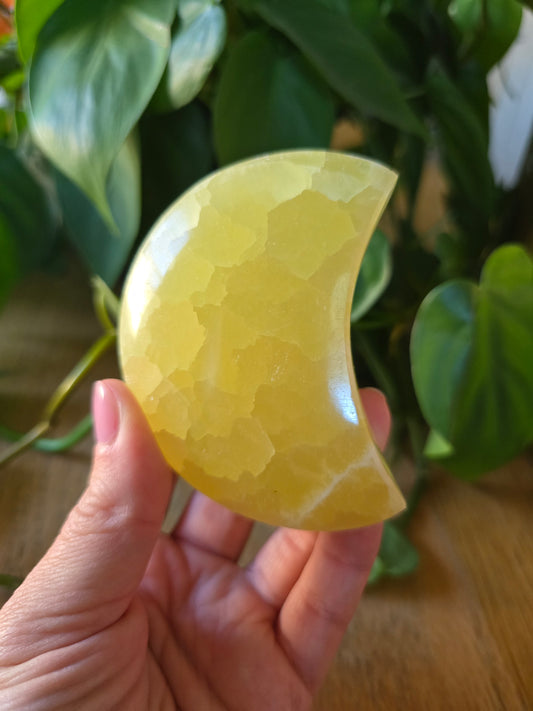 Lemon Calcite Moon