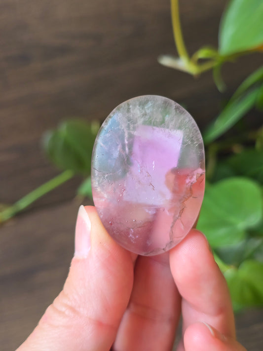 Fluorite Palm Stone