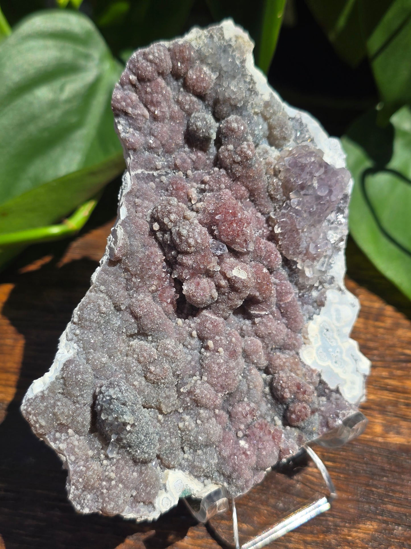 Brazilian Impression Amethyst Plate