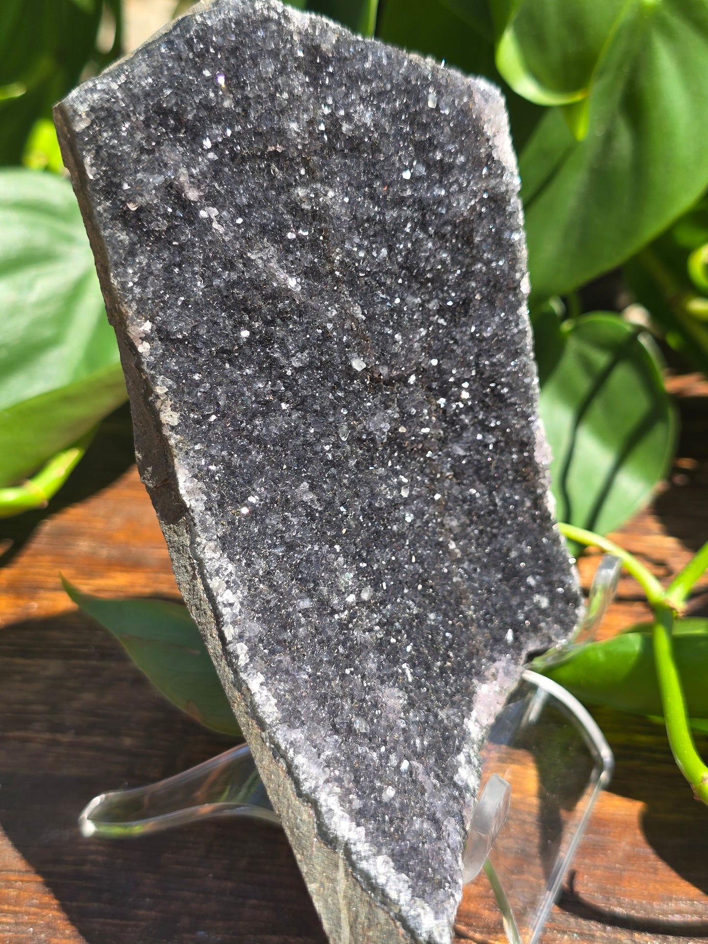 Brazilian Black Amethyst Plate