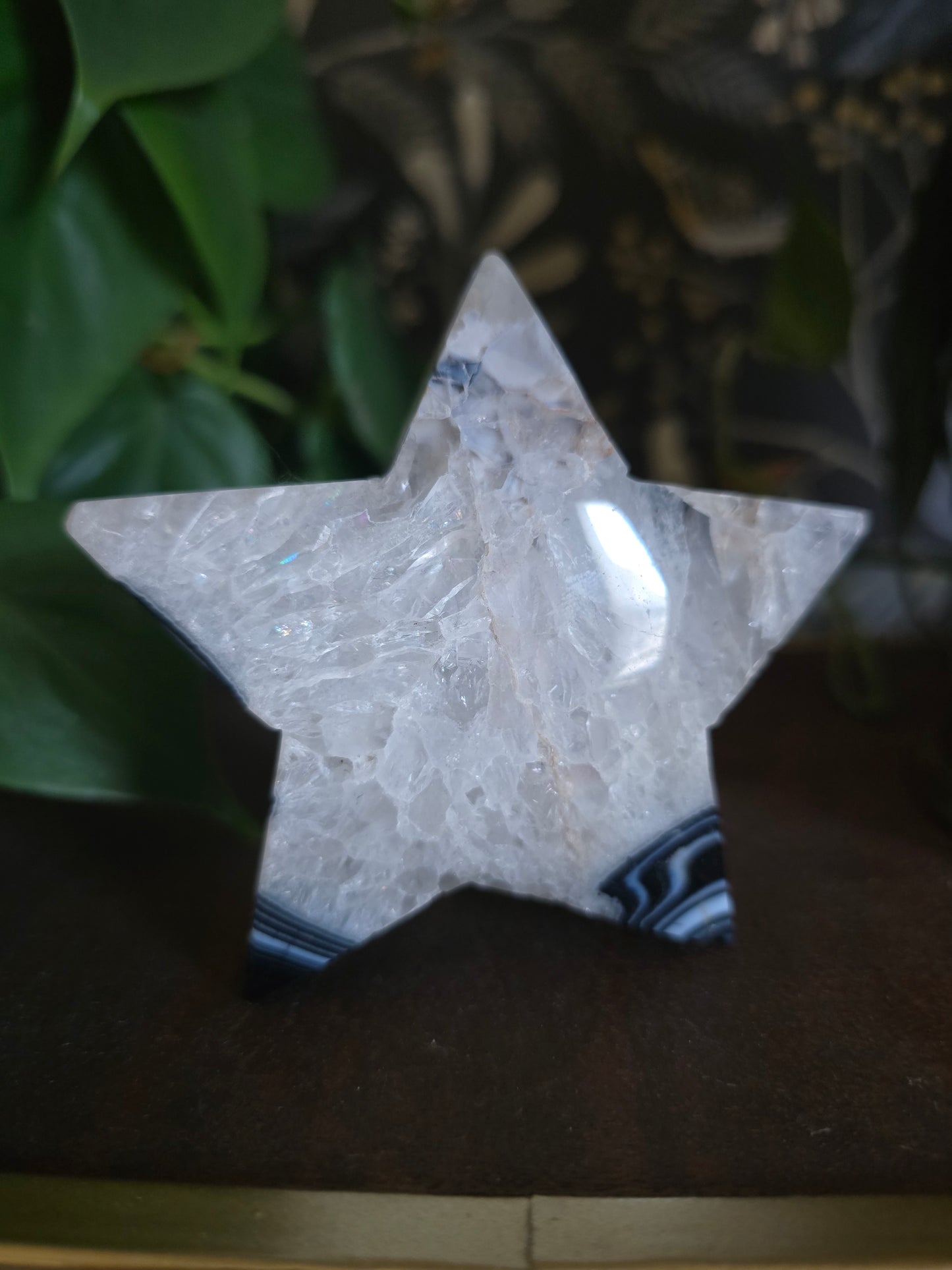 Black Onyx and Agate Star