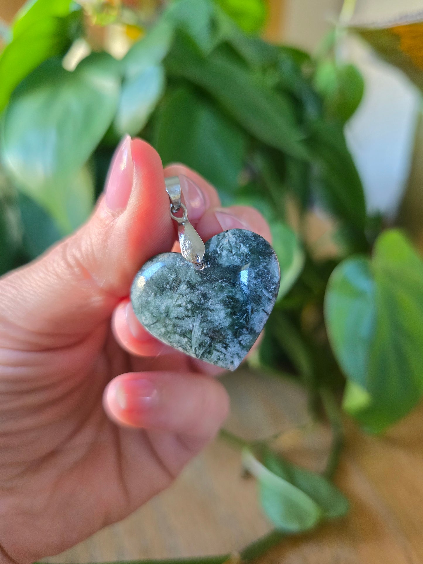 Afghani Jade Heart Pendant