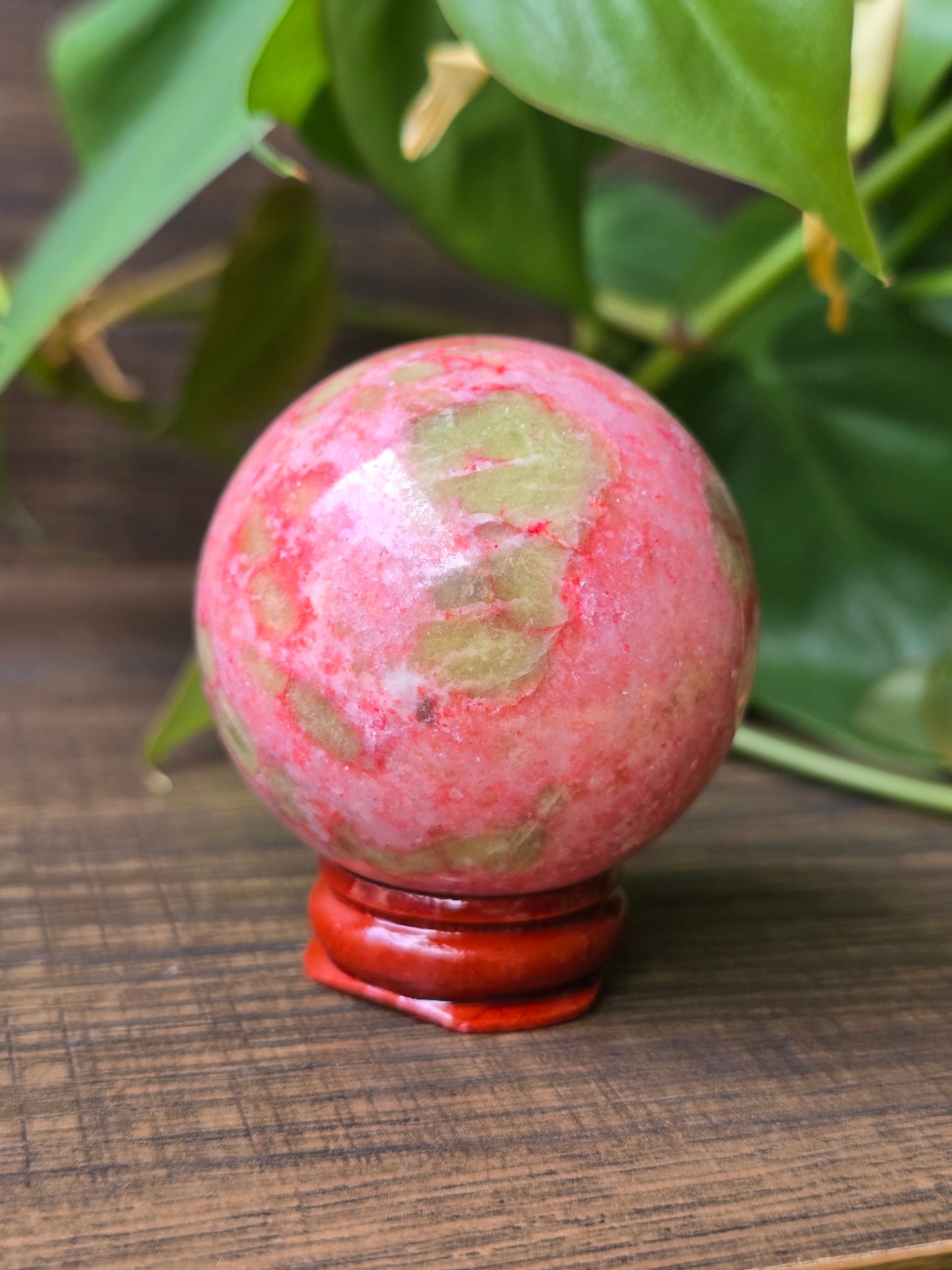 Thulite Sphere