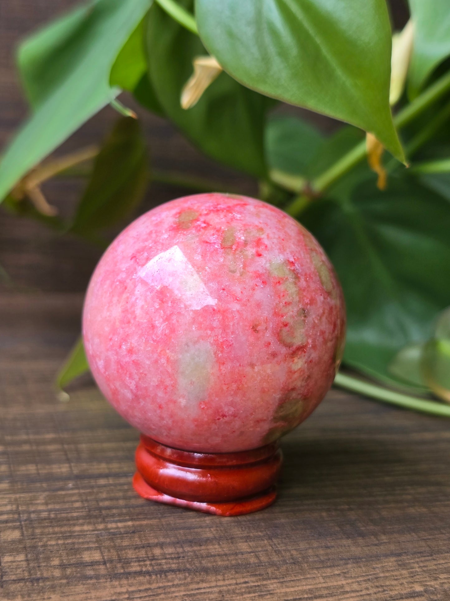 Thulite Sphere
