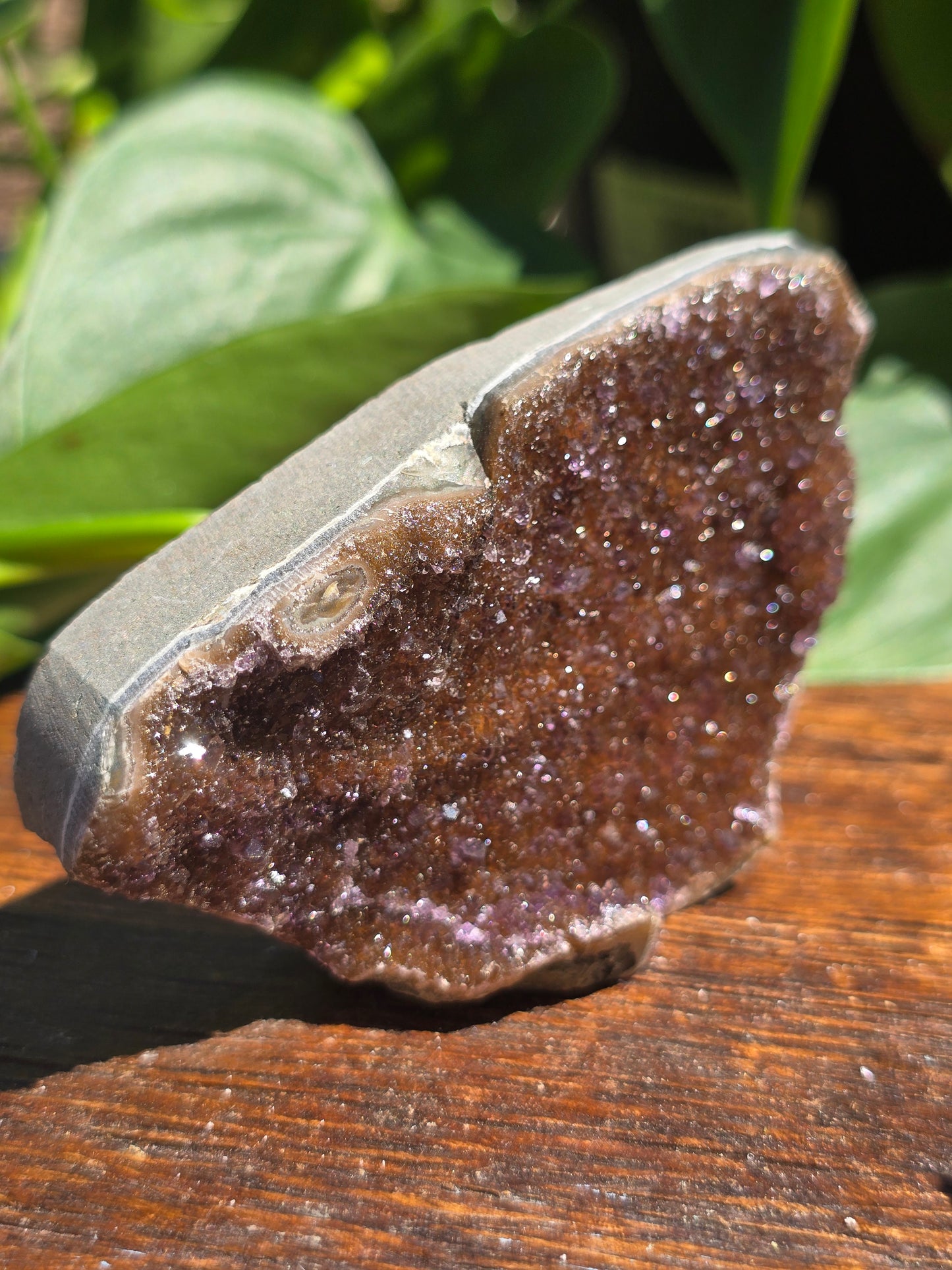 Brazilian Druzy Amethyst Plate