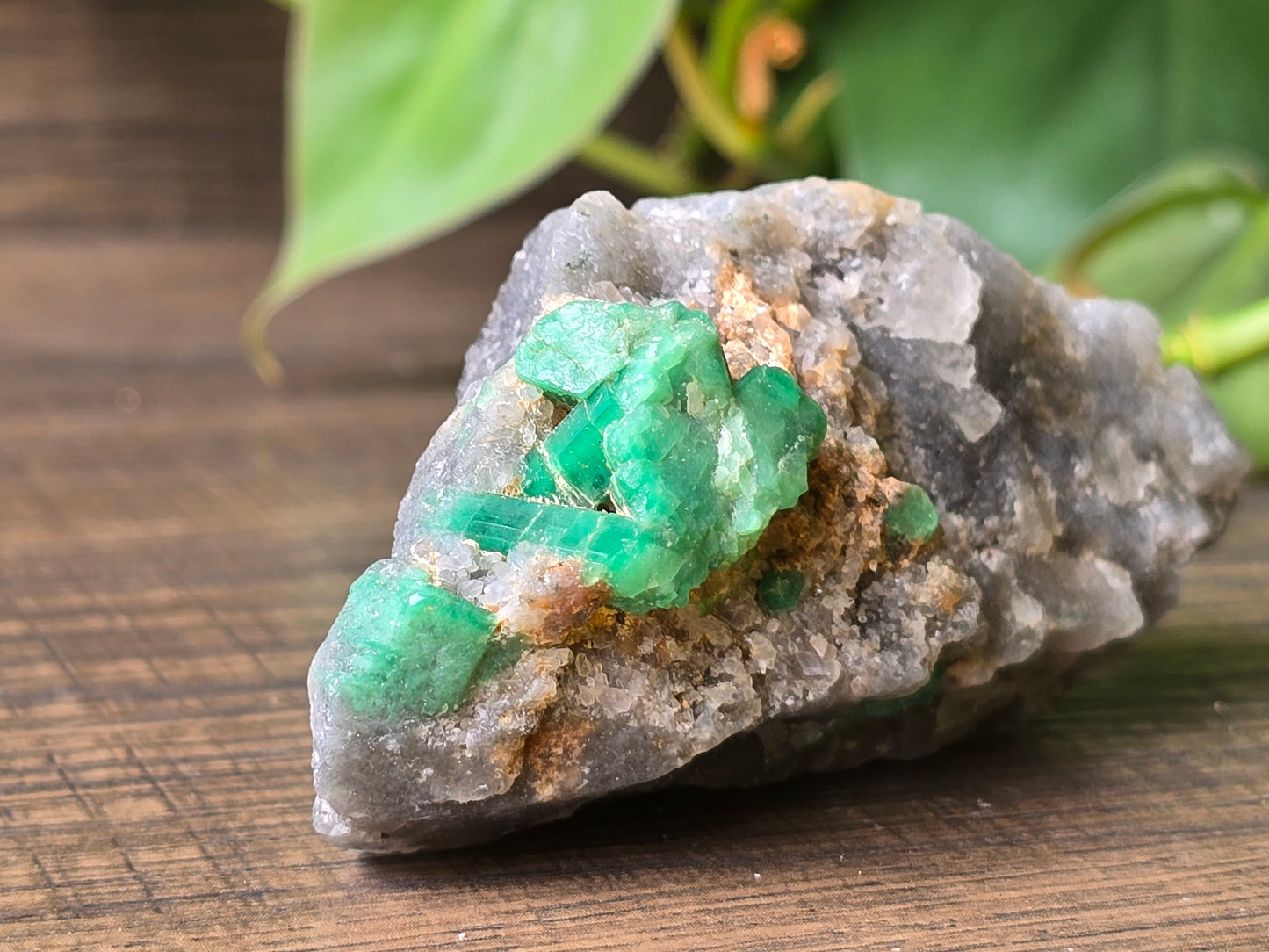 Raw Emerald On Matrix