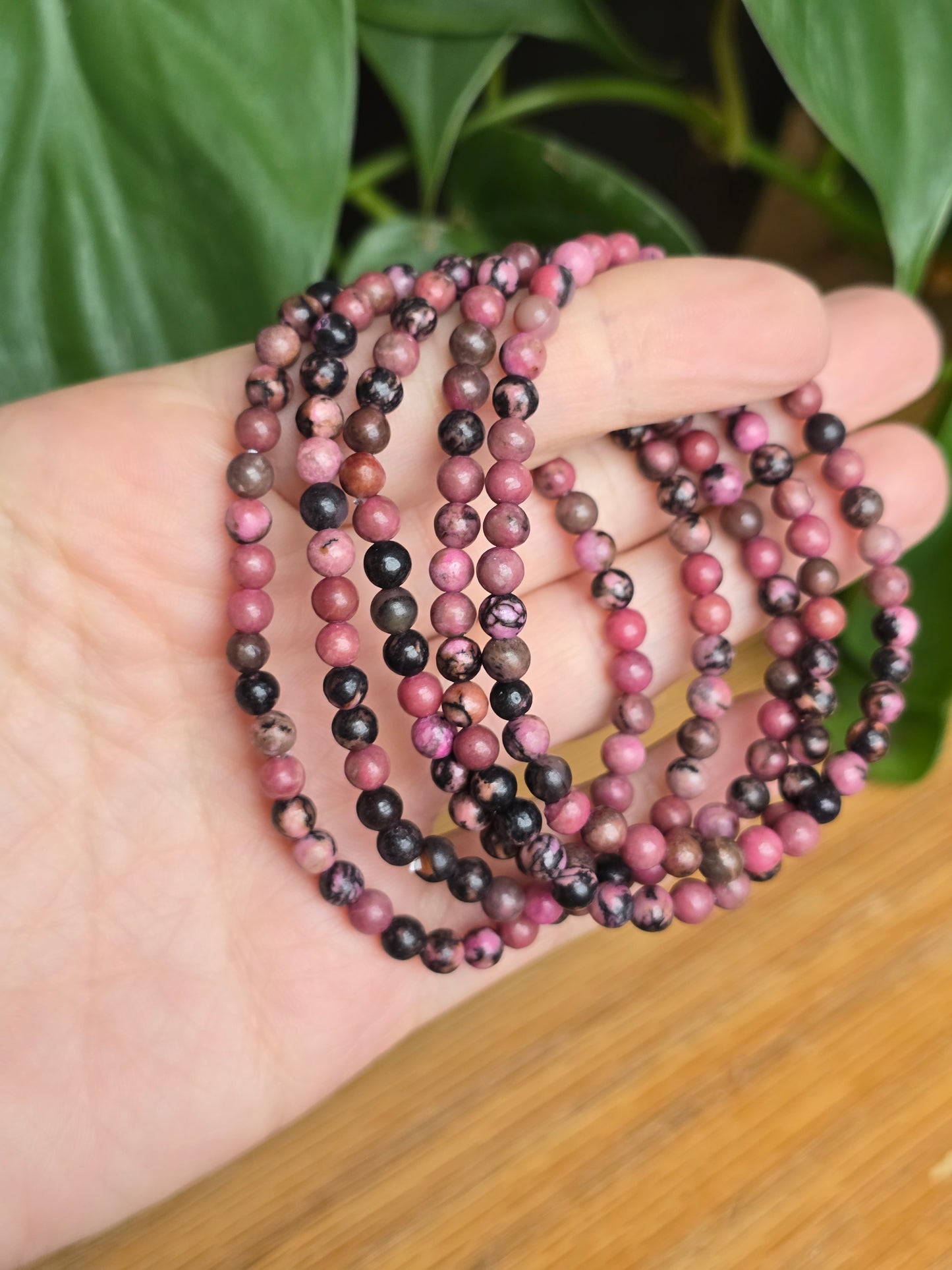 Rhodonite Stretch Bracelet