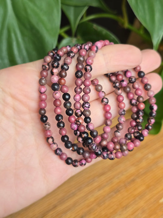 Rhodonite Stretch Bracelet