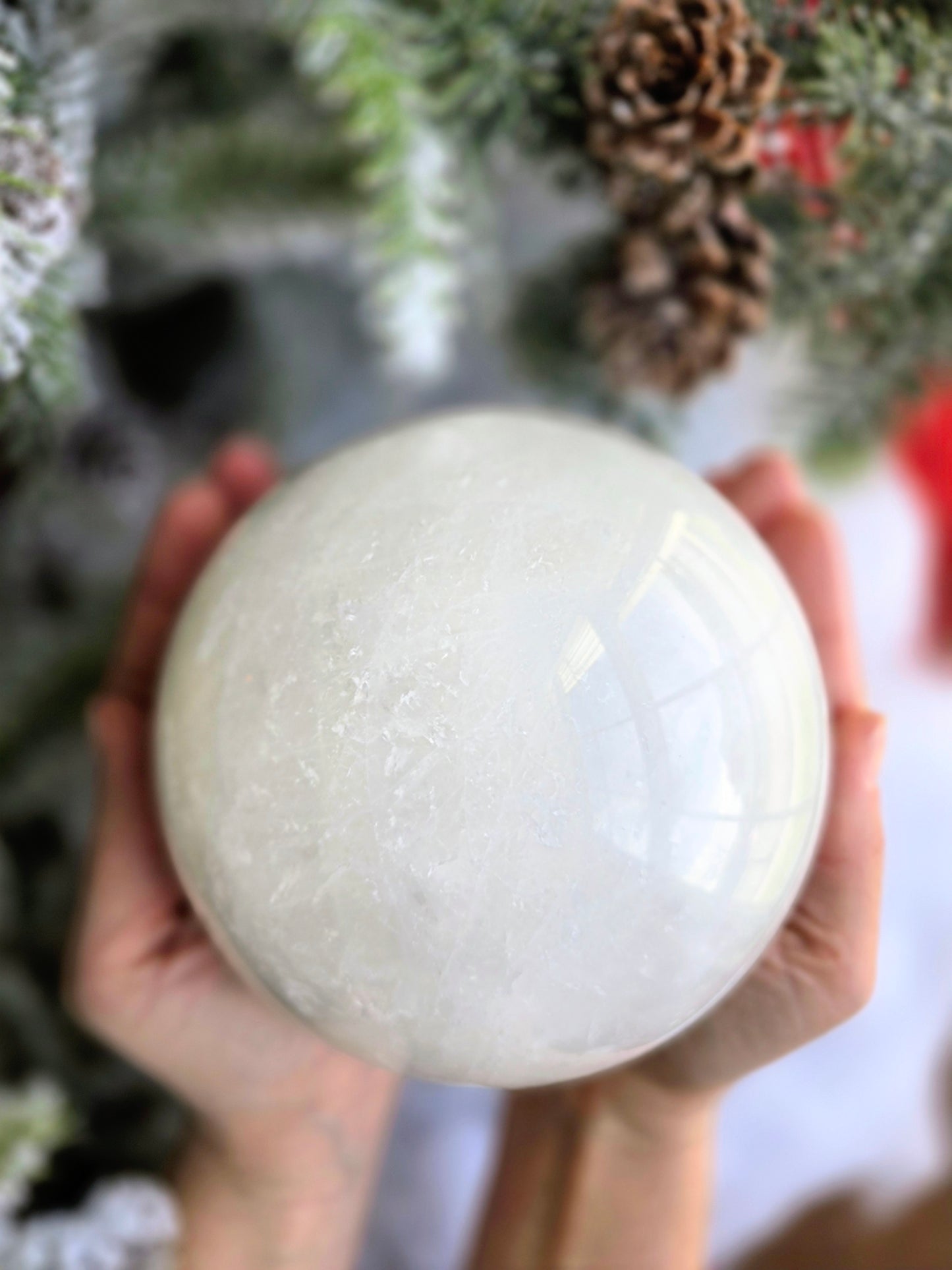 XL Milky Quartz Sphere