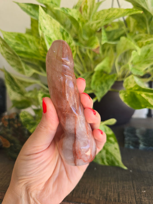 Fire Quartz Phallus