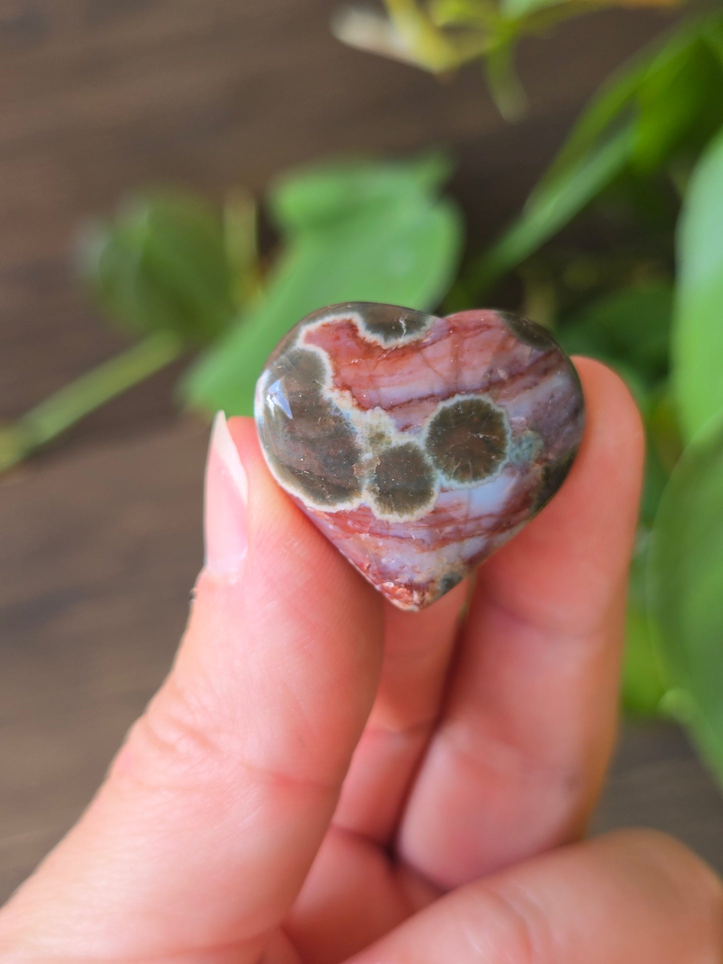 8th Vein Ocean Jasper Heart