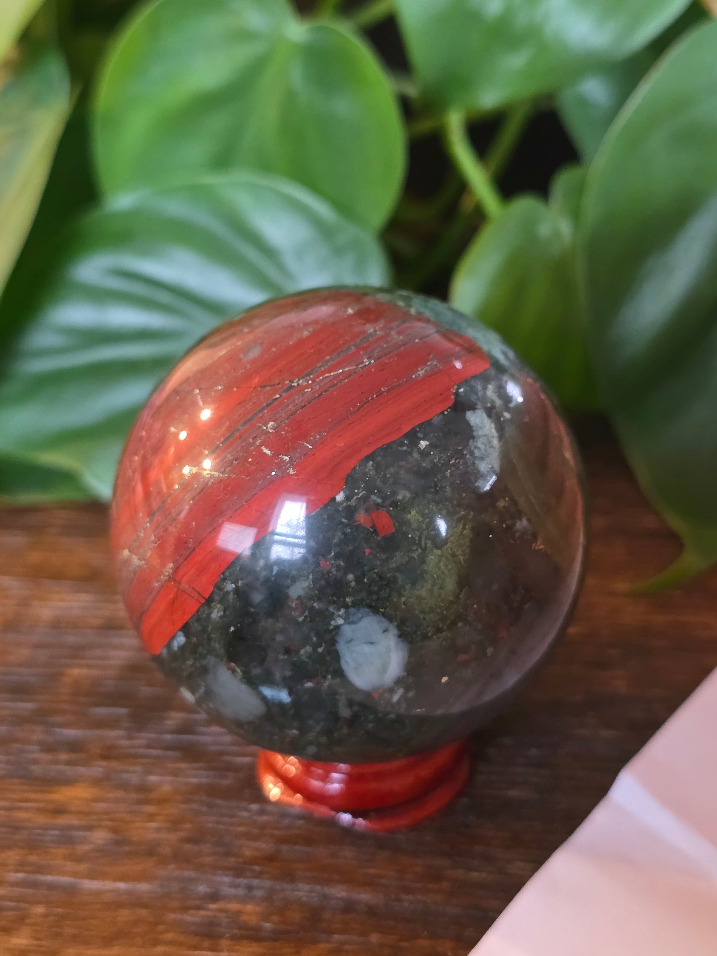 African Bloodstone Sphere "B"