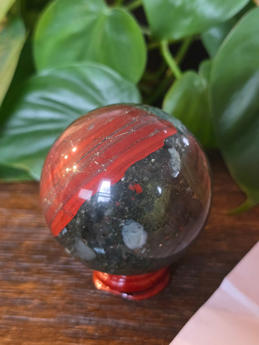 African Bloodstone Sphere "B"