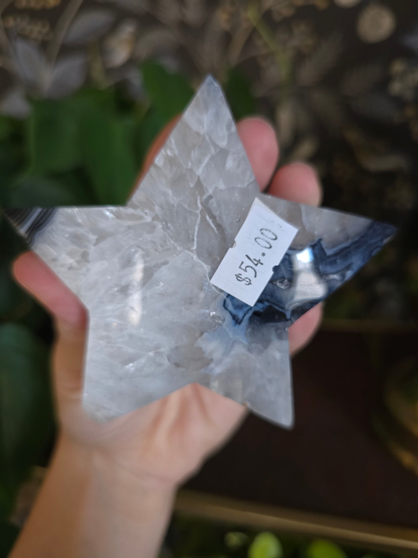 Black Onyx and Agate Star