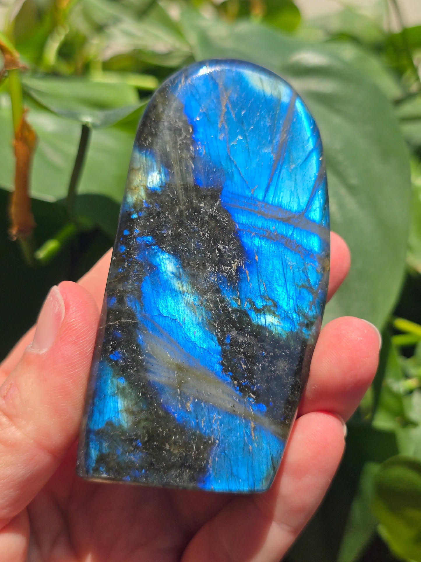 Labradorite Crystal Free Form Carving "A"