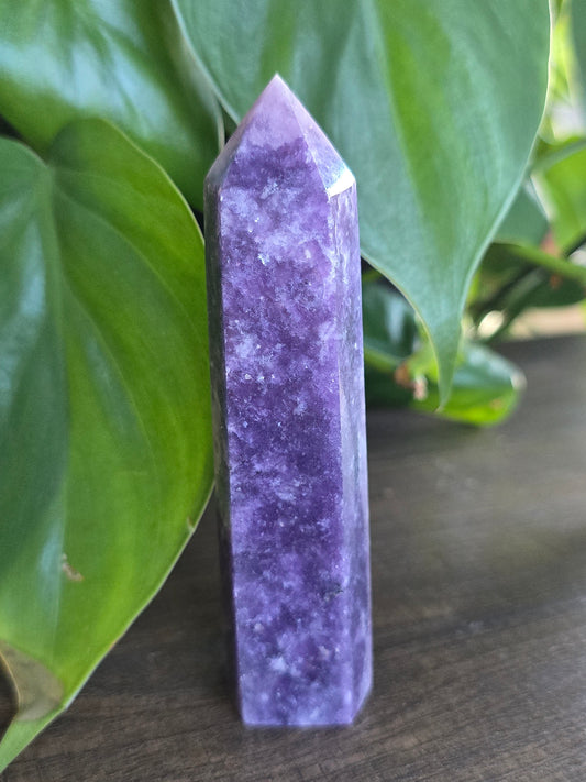 Lepidolite Point