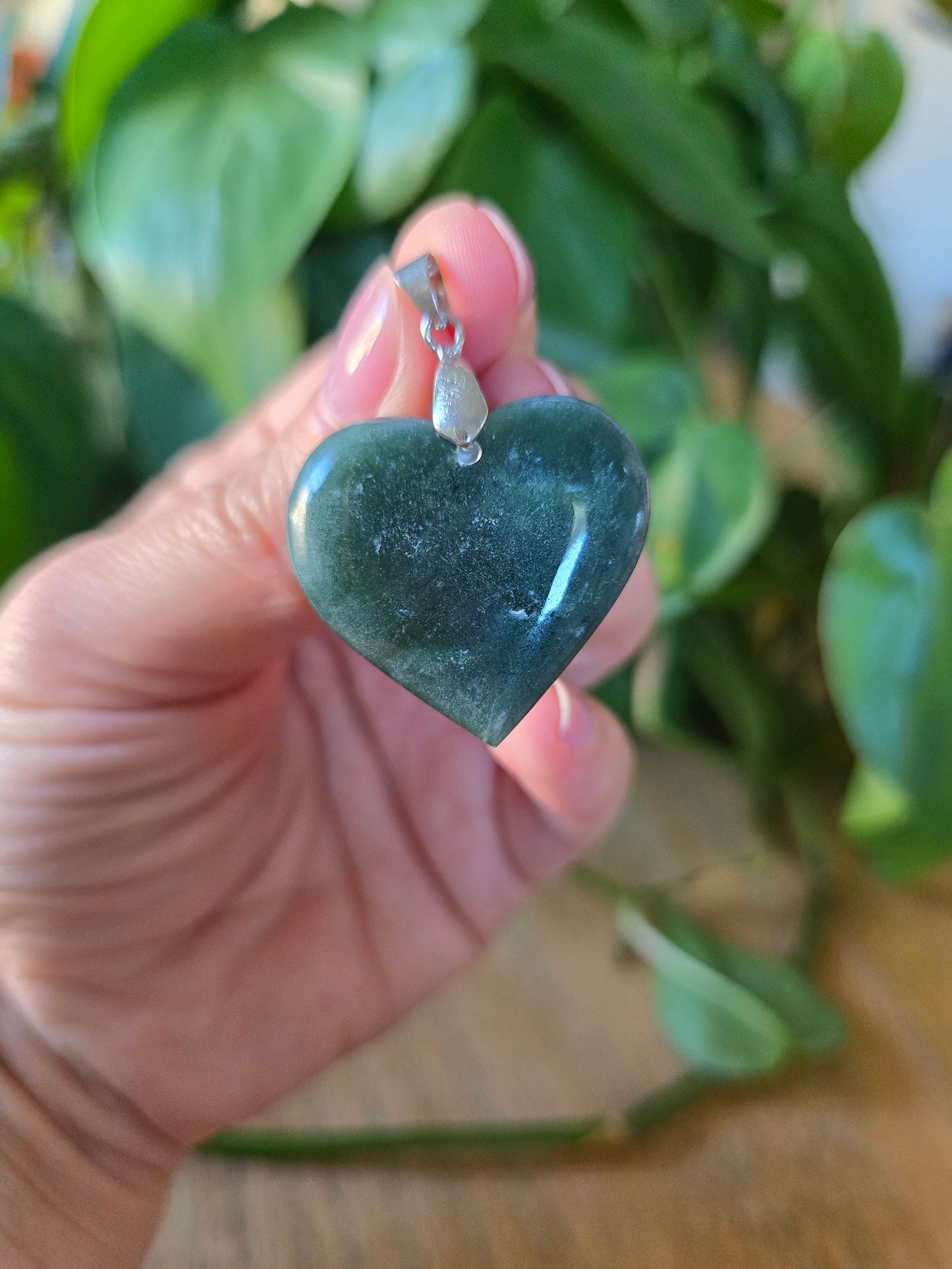Afghani Jade Heart Pendant